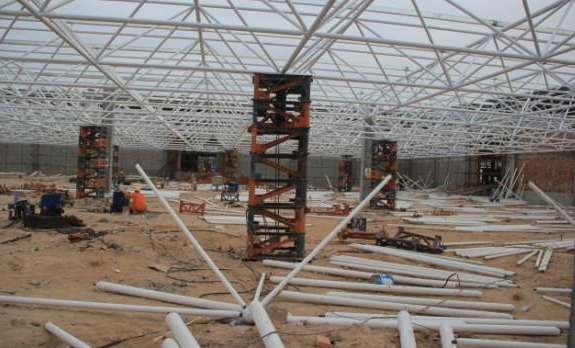 定州盘点钢结构网架装配的步履和相关关注变乱